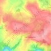 Mappa topografica Courteilles, altitudine, rilievo
