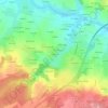 Mappa topografica Le Moustoir, altitudine, rilievo