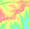 Mappa topografica Macomb, altitudine, rilievo
