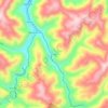 Mappa topografica Page, altitudine, rilievo