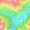 Mappa topografica Les Prats, altitudine, rilievo