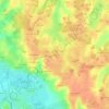 Mappa topografica Les Jayes, altitudine, rilievo