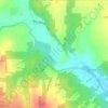 Mappa topografica Pater Lake Wildlife Area, altitudine, rilievo