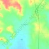 Mappa topografica Fort Chadbourne, altitudine, rilievo