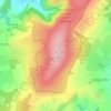 Mappa topografica Stiperstones, altitudine, rilievo