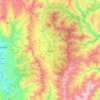 Mappa topografica Loja, altitudine, rilievo