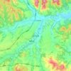 Mappa topografica 城关街道, altitudine, rilievo