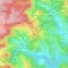 Mappa topografica La Garrigue, altitudine, rilievo