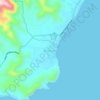 Mappa topografica Borlongan, altitudine, rilievo