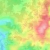 Mappa topografica L'Hérisson, altitudine, rilievo
