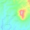 Mappa topografica Baie, altitudine, rilievo
