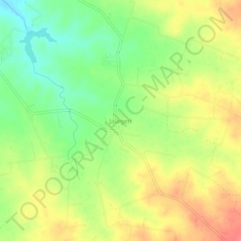 Mappa topografica Jalageri, altitudine, rilievo
