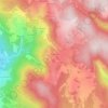 Mappa topografica Moliachon, altitudine, rilievo