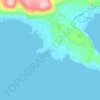 Mappa topografica Pefki, altitudine, rilievo