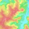 Mappa topografica La Borie de Prussi, altitudine, rilievo