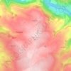 Mappa topografica Moyrazès, altitudine, rilievo