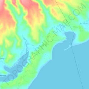 Mappa topografica Si-it, altitudine, rilievo