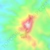 Mappa topografica Mount Natib, altitudine, rilievo