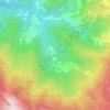 Mappa topografica Casoni di Amborzasco, altitudine, rilievo