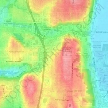 Mappa topografica Firloch, altitudine, rilievo