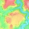 Mappa topografica Chambeyrac, altitudine, rilievo