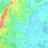 Mappa topografica Briarfield, altitudine, rilievo