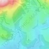 Mappa topografica Vassivière, altitudine, rilievo