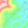 Mappa topografica Seeber Flats, altitudine, rilievo