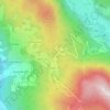 Mappa topografica Col de Joux, altitudine, rilievo