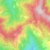 Mappa topografica Portole, altitudine, rilievo