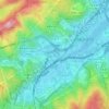 Mappa topografica 大圍村, altitudine, rilievo