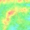 Mappa topografica La Varenne, altitudine, rilievo