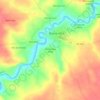 Mappa topografica Alto da Boa Vista, altitudine, rilievo