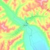 Mappa topografica 拦隆口镇, altitudine, rilievo