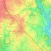 Mappa topografica Rockcrest, altitudine, rilievo