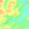Mappa topografica Linn Flat, altitudine, rilievo