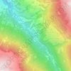 Mappa topografica Praz-Jean, altitudine, rilievo