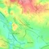 Mappa topografica Great Houghton, altitudine, rilievo