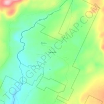 Mappa topografica Knappville, altitudine, rilievo