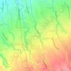 Mappa topografica Conchu, altitudine, rilievo