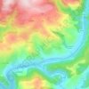 Mappa topografica Le Pesquié, altitudine, rilievo