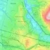 Mappa topografica Ridge End, altitudine, rilievo