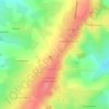 Mappa topografica Domaine Neuf, altitudine, rilievo