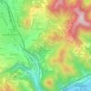 Mappa topografica Dupino, altitudine, rilievo