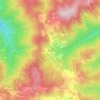 Mappa topografica Gualdo, altitudine, rilievo
