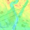 Mappa topografica Thamesford, altitudine, rilievo