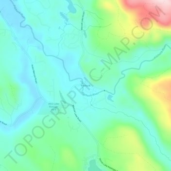 Mappa topografica Pilchuck, altitudine, rilievo