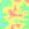 Mappa topografica Mount Hope, altitudine, rilievo