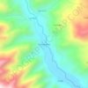 Mappa topografica Troncopampa, altitudine, rilievo