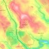 Mappa topografica Tunstead, altitudine, rilievo